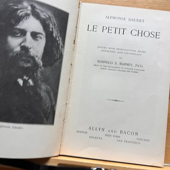 Le Petit Chose by A. Daudet 1925 Allyn and Bacon Hardcover French Book‎ - Picture 6 of 11